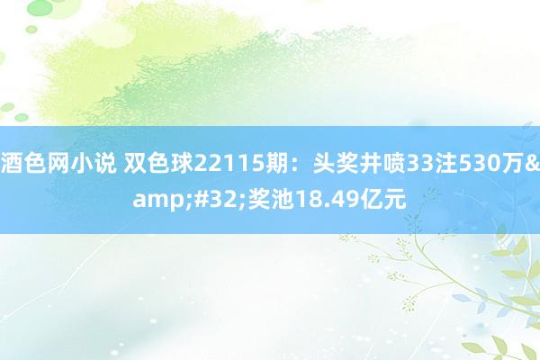 酒色网小说 双色球22115期：头奖井喷33注530万&#32;奖池18.49亿元